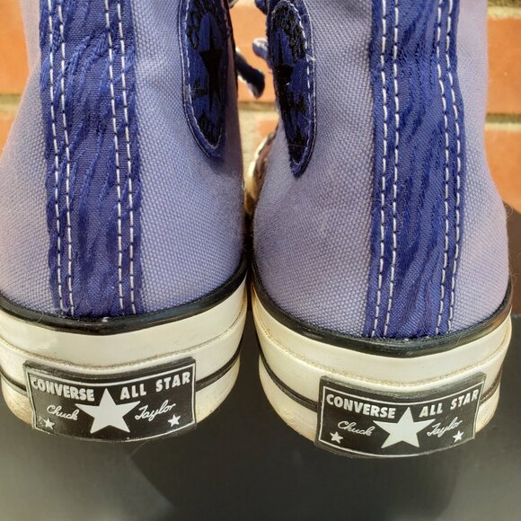 EUC CTAS Converse Chuck 70 High 'Slate Lilac' - A03758C (7W - 5M) KICKS - Picture 6 of 6